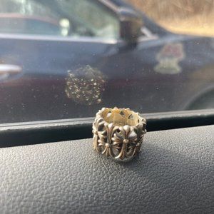 Authentic Chrome hearts sterling silver ring